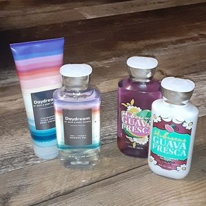 4 NWT Bath & Body Works Shower Gel & Body Cream